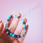 Natural Om Mani Padme Hum Engraved 10 mm Beads Bracelet