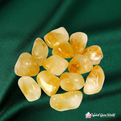 Crystal Citrine Tumble-1