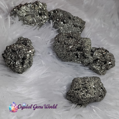 Natural Pyrite Raw / Rough Cluster / Peru Pyrite for Healing / Vastu / Gifts / Wealth, Attracts Business Luck-225 gram