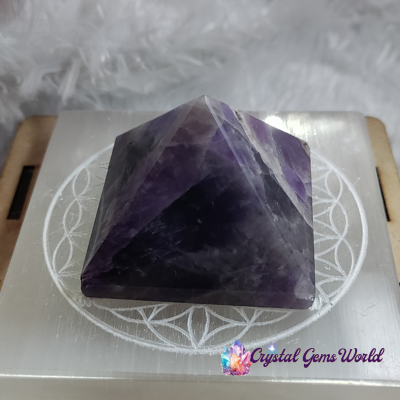 Crystal Amethyst Pyramid