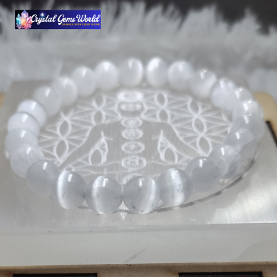 Crystal White Selenite Crystal Bracelet