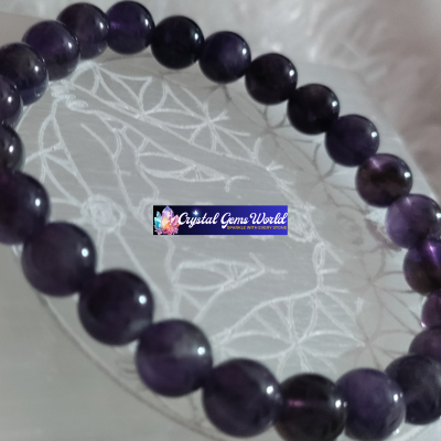 Crystal Amethyst Calming & Intuition Bracelet