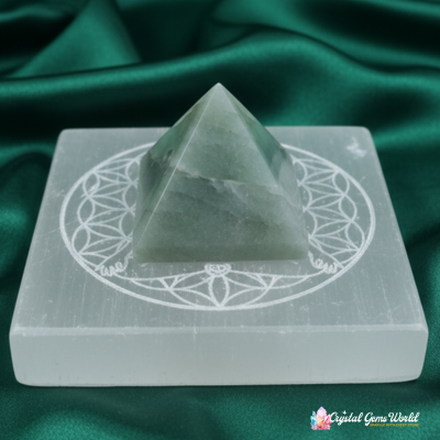 Green Aventurine Crystal Pyramid-1